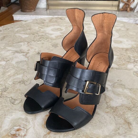 Tara Jarmon Leather Sandals $505 New - Picture 2 of 16